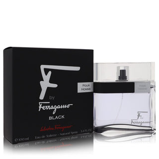 F Black by Salvatore Ferragamo Eau De Toilette Spray for Men