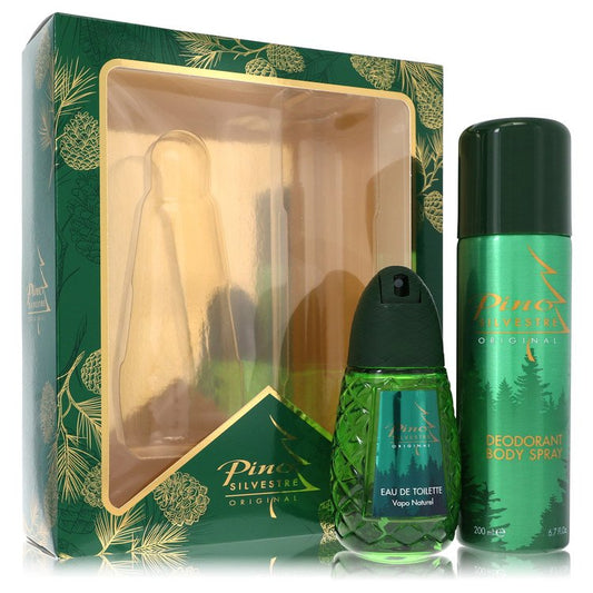 PINO SILVESTRE by Pino Silvestre Gift Set -- 4.2 oz Eau De Toiette Spray + 6.7 oz Body Spray for Men