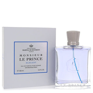 Monsieur Le Prince Elegant by Marina De Bourbon Eau De Parfum Spray 3.4 oz for Men