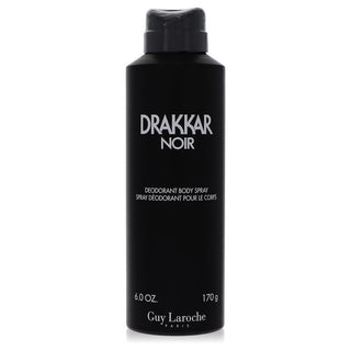 DRAKKAR NOIR by Guy Laroche Deodorant Body Spray 6 oz for Men