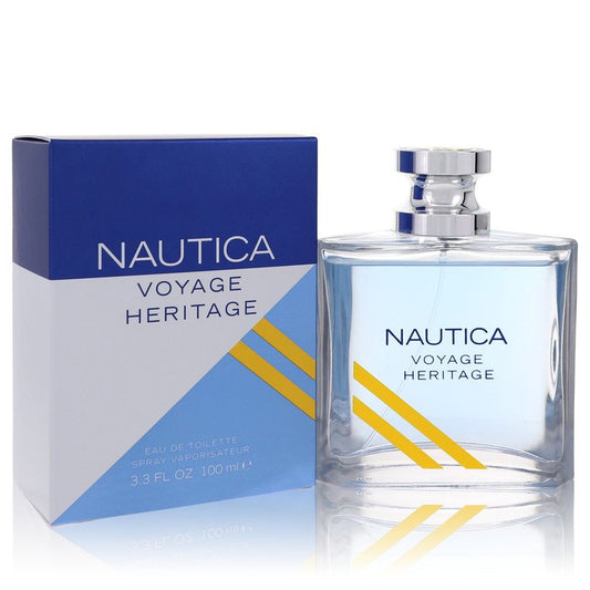 Nautica Voyage Heritage by Nautica Eau De Toilette Spray 3.4 oz for Men