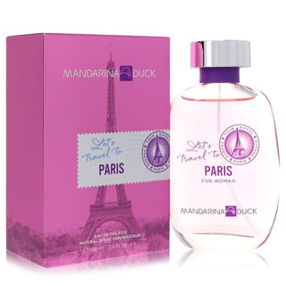 Mandarina Duck Let's Travel to Paris by Mandarina Duck Eau De Toilette Spray 3.4 oz for Women