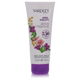 April Violets by Yardley London Hand Cream 3.4 oz  for Women