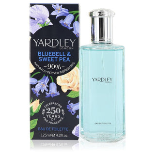 Yardley Bluebell & Sweet Pea by Yardley London Eau De Toilette Spray 4.2 oz for Women