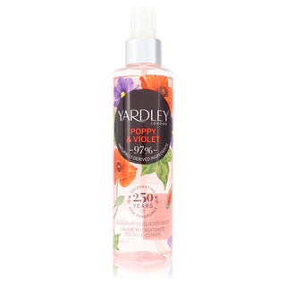 Yardley Poppy & Violet by Yardley London Body Mist 6.8 oz for Women