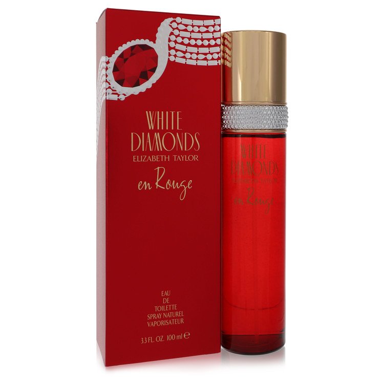 White Diamonds En Rouge by Elizabeth Taylor Eau De Toilette Spray 3.3 oz for Women