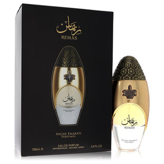 Niche Emarati Remas by Lattafa Eau De Parfum Spray (Unisex) 3.4 oz for Men