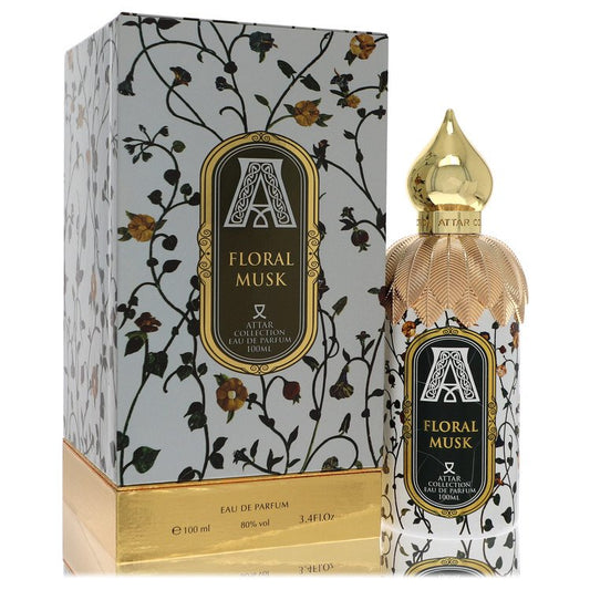 Attar Floral Musk by Attar Collection Eau De Parfum Spray (Unisex) 3.4 oz for Men