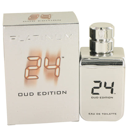 24 Platinum Oud Edition by ScentStory Eau De Toilette Concentree Spray for Men - PerfumeOutlet.com