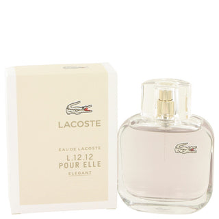 Lacoste Eau De Lacoste L.12.12 Elegant by Lacoste Eau De Toilette Spray 3 oz for Women - PerfumeOutlet.com