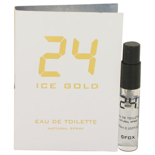 24 Ice Gold by ScentStory Vial (Sample) .10 oz for Men - PerfumeOutlet.com