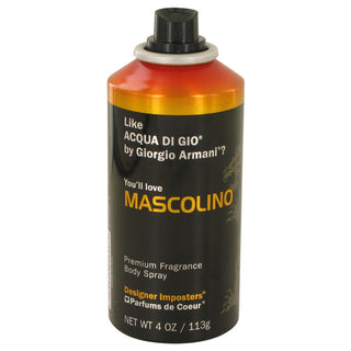 Designer Imposters Mascolino by Parfums De Coeur Body Spray 4 oz for Men - PerfumeOutlet.com