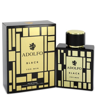 Adolfo Black by Adolfo Eau De Toilette Spray 3.4 oz for Men - PerfumeOutlet.com