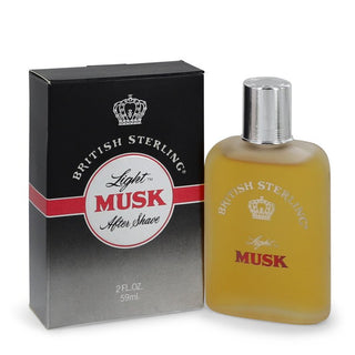 British Sterling Light Musk by Dana After Shave 2 oz for Men - PerfumeOutlet.com