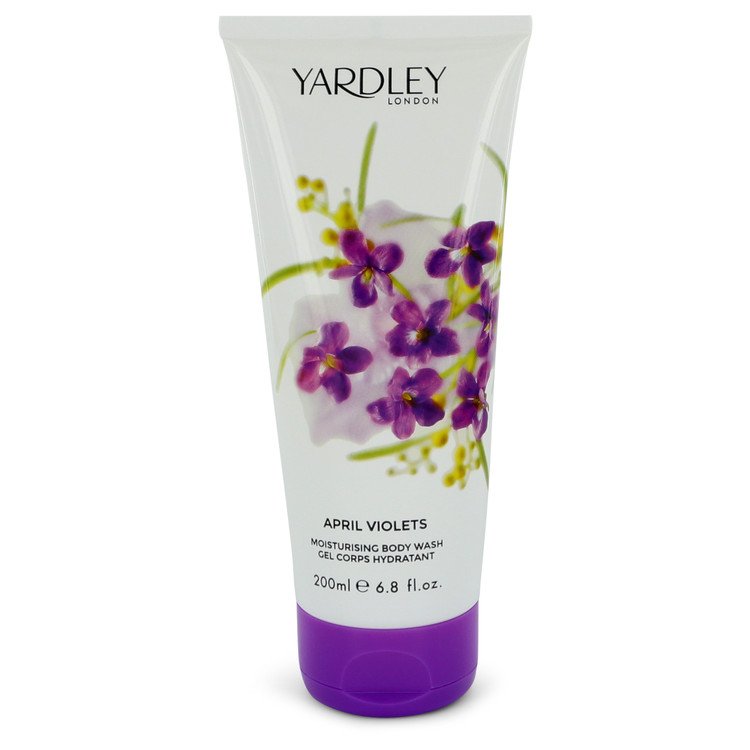 April Violets by Yardley London Shower Gel 6.8 oz  for Women - PerfumeOutlet.com