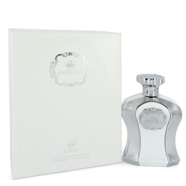 His Highness White by Afnan Eau De Parfum Spray 3.4 oz for Men - PerfumeOutlet.com