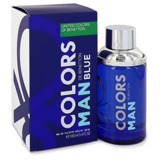 Colors De Benetton Blue by Benetton Eau De Toilette Spray 3.4 oz for Men - PerfumeOutlet.com