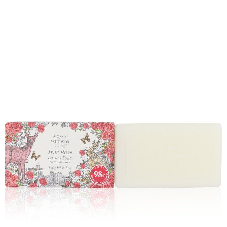 True Rose by Woods of Windsor Soap 6.7 oz for Women - PerfumeOutlet.com