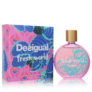 Desigual Fresh World by Desigual Eau De Toilette Spray 3.4 oz for Women - PerfumeOutlet.com