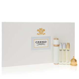 Acqua Fiorentina by Creed Gift Set -- Women's Travel Atomizer Coffret includes Acqua Fiorentina, Aventus for Her, Love in White, all in .33 oz Mini EDP Sprays for Women - PerfumeOutlet.com