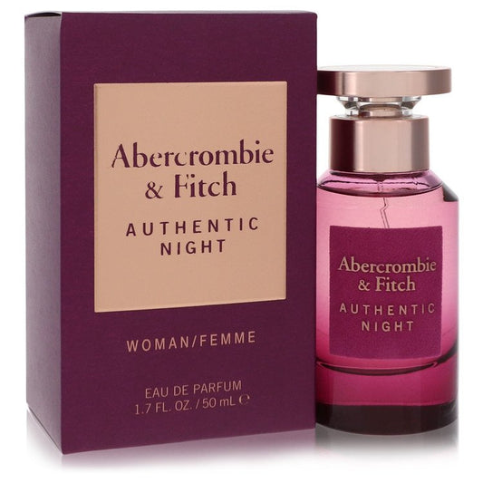 Abercrombie & Fitch Authentic Night by Abercrombie & Fitch Eau De Parfum Spray 1.7 oz for Women - PerfumeOutlet.com