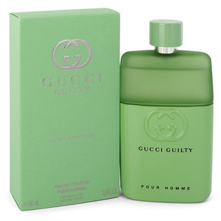 Gucci Guilty Love Edition by Gucci Eau De Toilette Spray (unboxed) 3 oz for Men - PerfumeOutlet.com