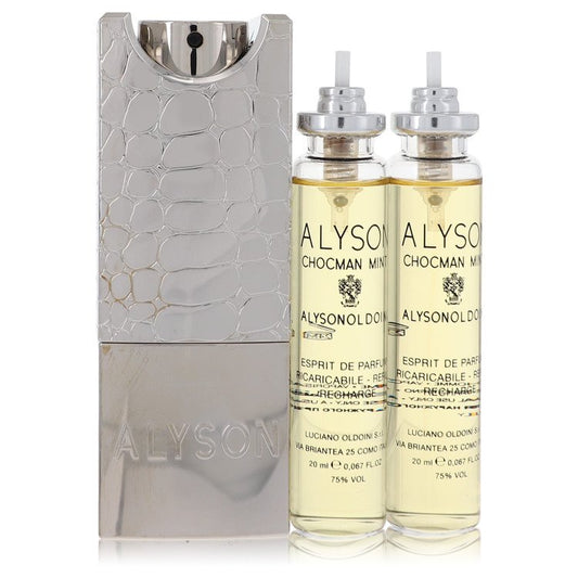 Chocman Mint by Alyson Oldoini  Eau De Parfum Refillable Spray Includes 3 X Refills And Atomizer (Unboxed) 2 oz for Men - PerfumeOutlet.com