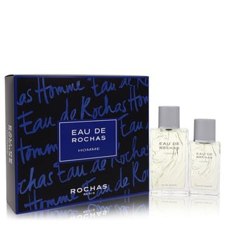 EAU DE ROCHAS by Rochas Gift Set -- 3.4 oz Eau De Toilette Spray + 1.7 oz Eau De Toilette Spray for Men - PerfumeOutlet.com