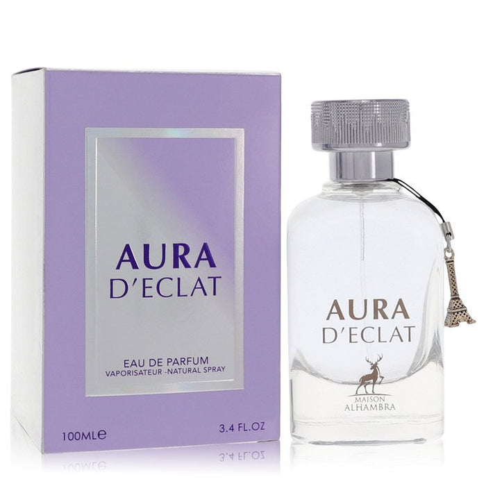Aura D'eclat Eau de Parfum Spray by Maison Alhambra 3.4 oz